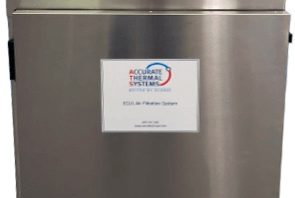High-efficiency ATS HEPA Air Filtration captures smoke, fumes, particulates and VOCs from thermal cleaning, extrusion and molding 